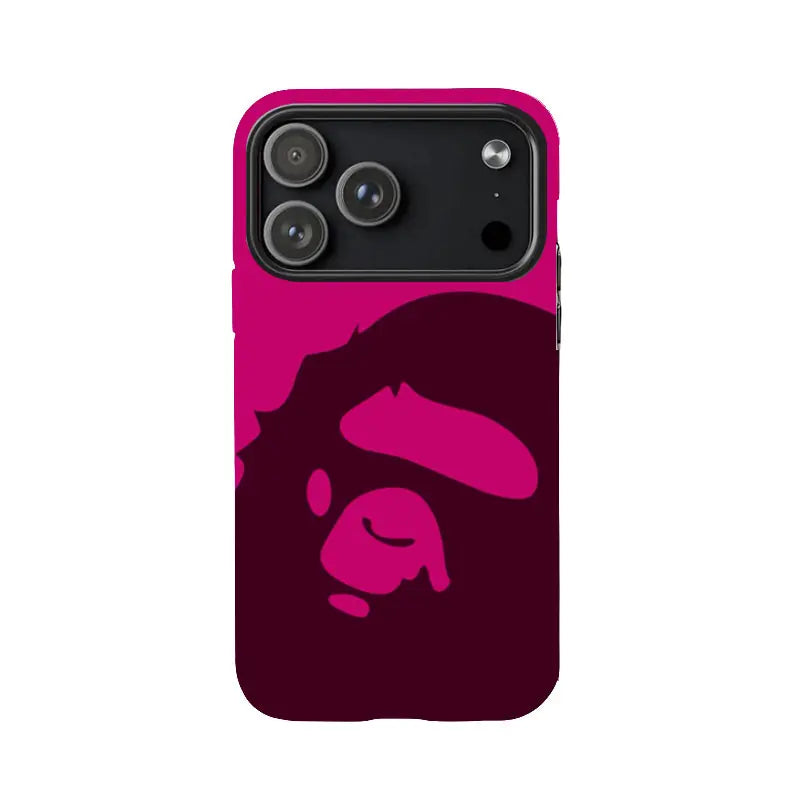BAPE Ape Head Smartphone Casing - Protective Accessory, Screen Protector Compatible with Iphone 11-17 Pro Max/Plus, Samsung Galaxy S23-25 Devices