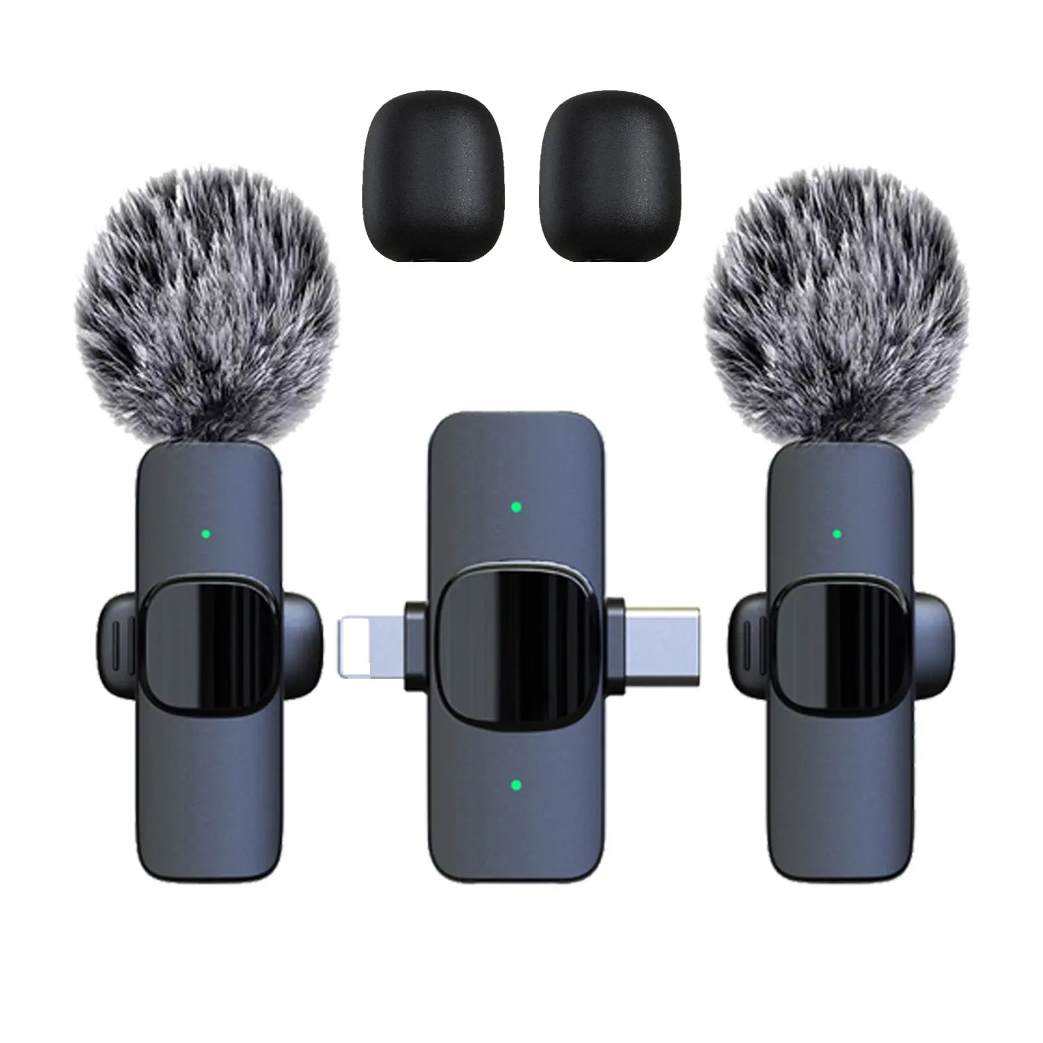 HITOZON 2.4G Wireless Lavalier Microphone for Mobile Phones - Android USB Type-C Plug-And-Play Lapel Mic, Omnidirectional Condenser for Video Recording, Podcasts, Vlogging Equipment with Reliable Audio,Summerwins
