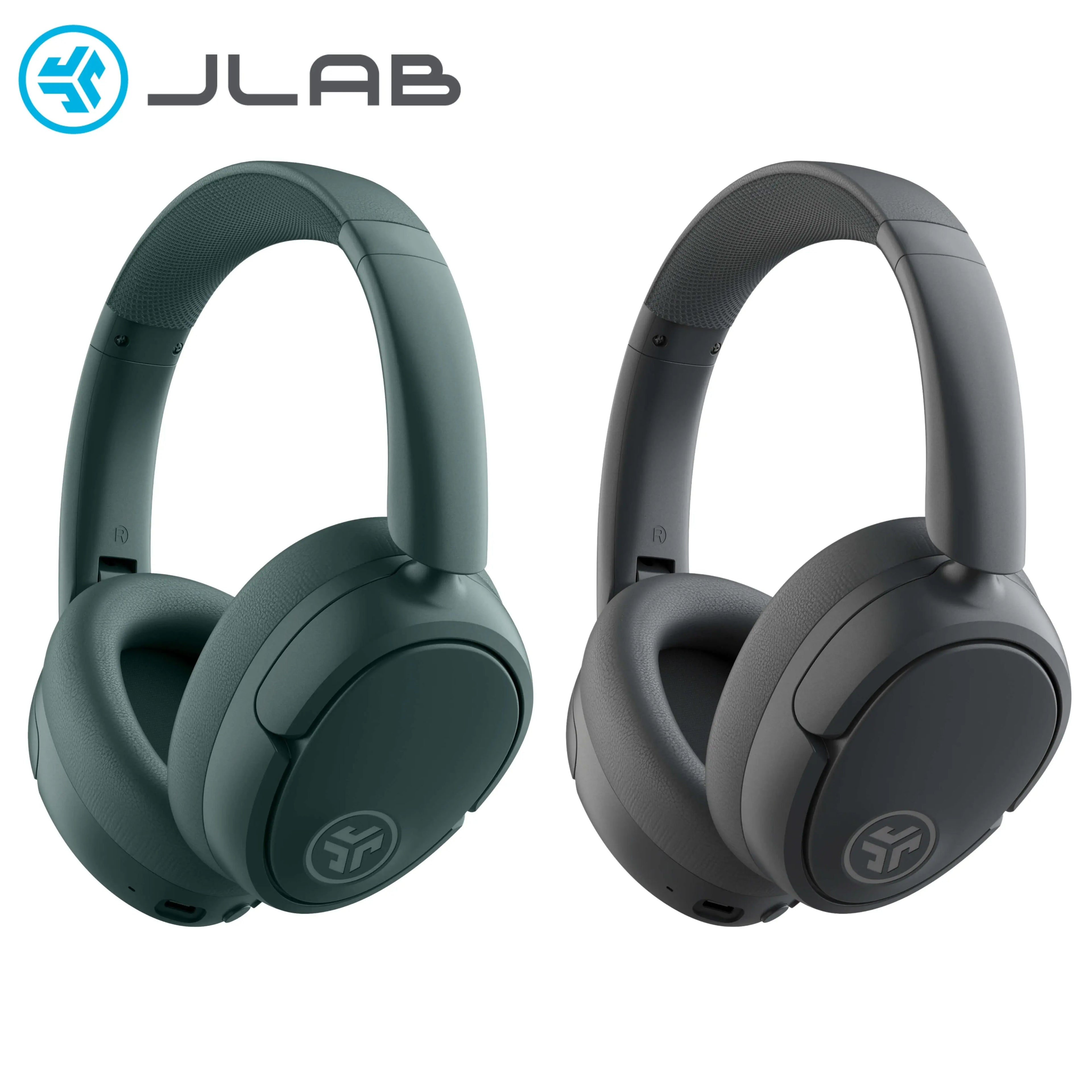 Jlab Jbuds Lux ANC Wireless Bluetooth Noise Cancelling Headphones with Mics, Adjustable Over-Ear Design, Custom EQ, Be Aware Safety Mode, Foldable, Wired Charging Cable, Compatible with Iphone/Android Devices (Tools and Gadgets, Mens Gifts)