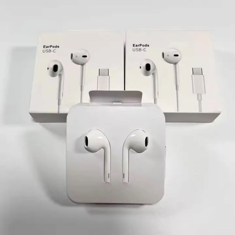 Type C Wired Stereo Earbuds for Iphone 17/17 Pro/16/15, Samsung S25/S24/S23, Pixel 10/9, Oneplus & USB-C Phones