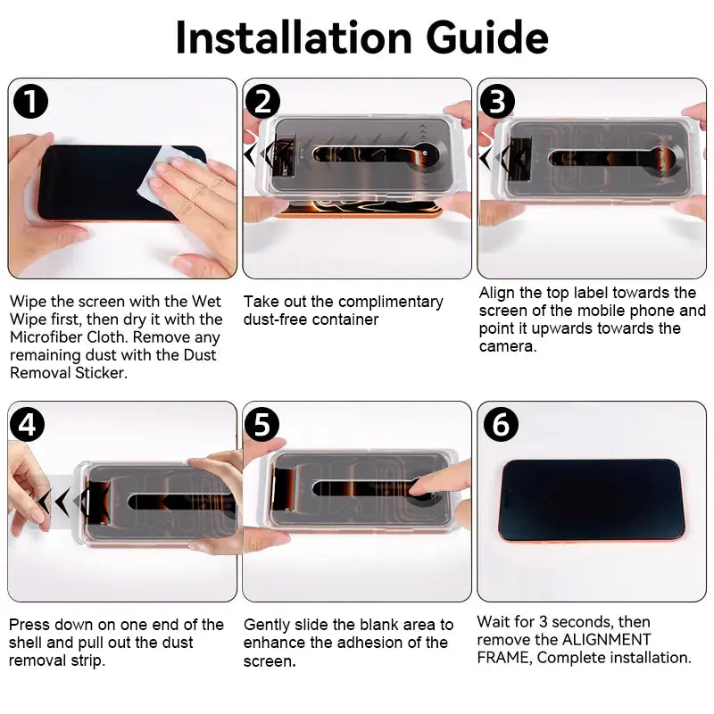 UNEUNPEU Matte Privacy Screen Protector for Iphone,Samsung : with Easy Installation Tool, anti Spy anti Glare Full Coverage Tempered Glass Film, Anti-Fingerprint, Case Friendly Smooth as Silk Protective Shockproof Cellphone