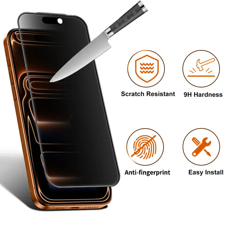 UNEUNPEU Matte Privacy Screen Protector for Iphone,Samsung : with Easy Installation Tool, anti Spy anti Glare Full Coverage Tempered Glass Film, Anti-Fingerprint, Case Friendly Smooth as Silk Protective Shockproof Cellphone