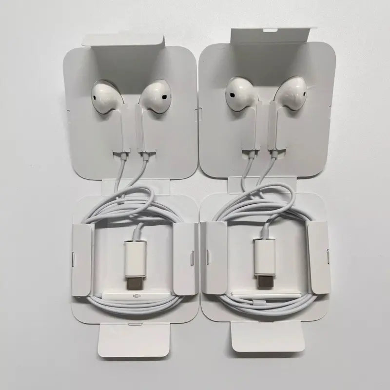 Type C Wired Stereo Earbuds for Iphone 17/17 Pro/16/15, Samsung S25/S24/S23, Pixel 10/9, Oneplus & USB-C Phones