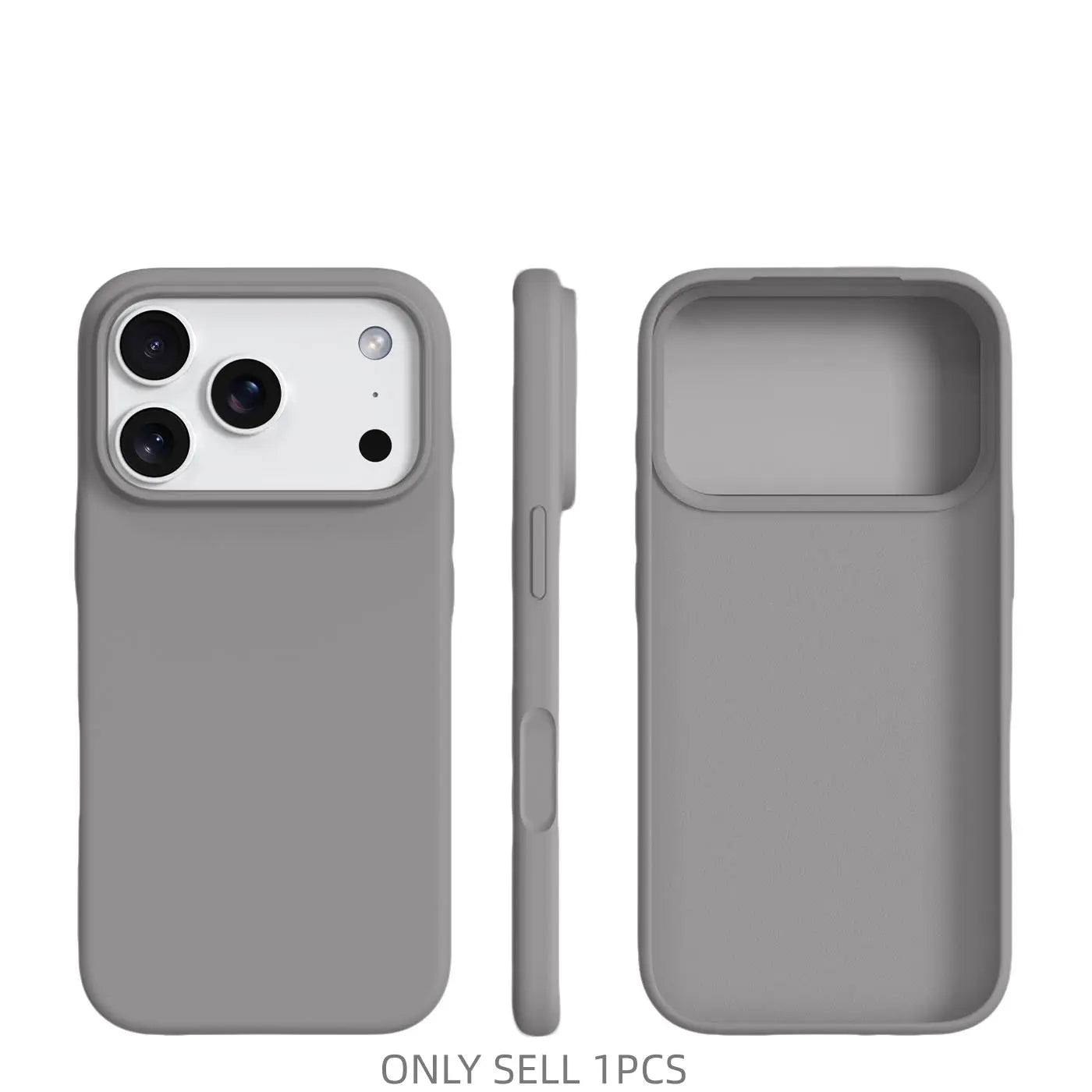 BASE MORE COVER Ultra - Thin Liquid Silicone Protective Iphone Case for Apple Iphone 13/14/15/16/17 Pro Max Accessories