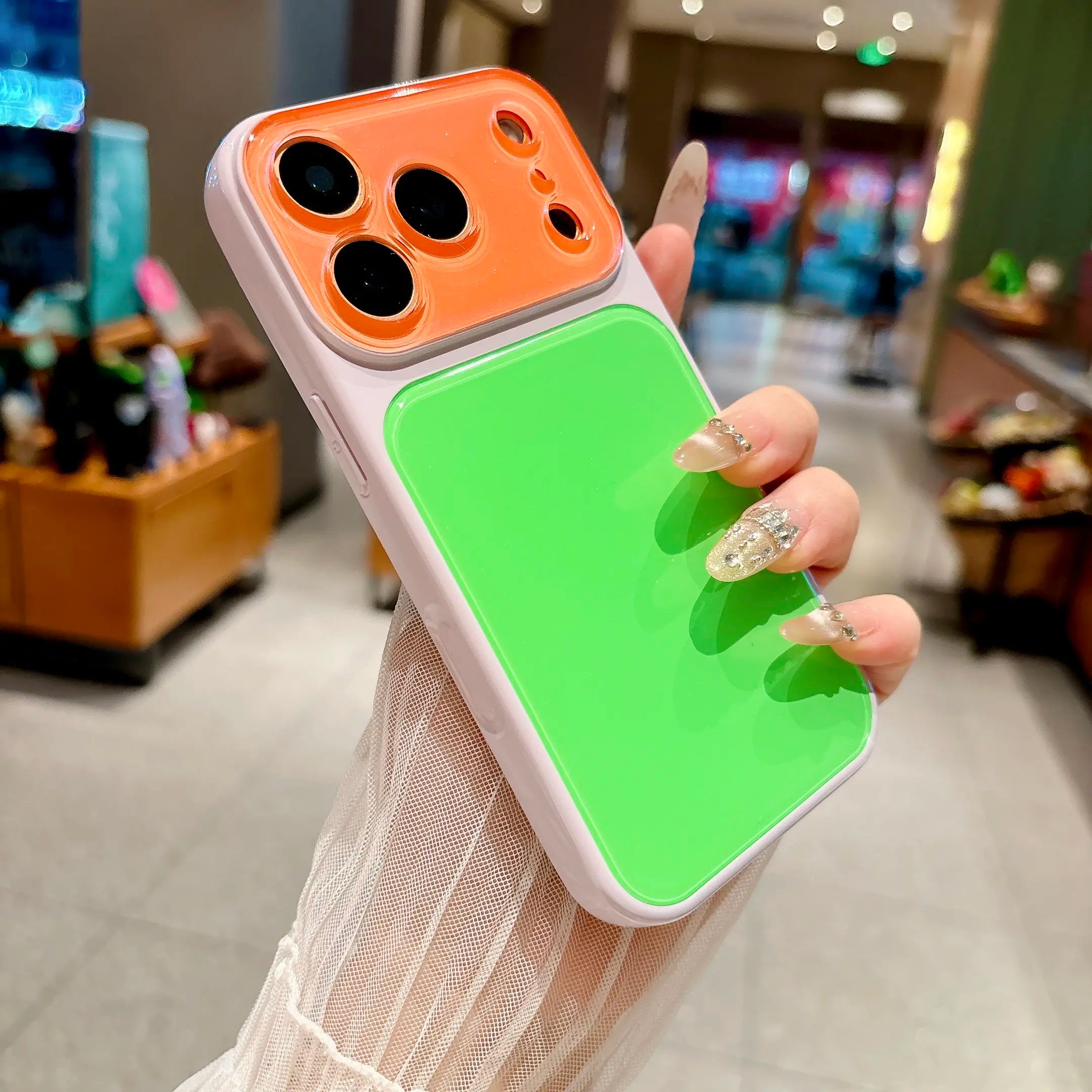 Summervibedopamine Contrast Color Suitable for Iphone 17 16 15 14 13 Pro Max Phone Case Contrast Color Full Lens Protection Compatible with Iphone 17 Pro Max Case No Paint Peeling Off, Anti-Fall and Wear-Resistant # Dealsforyoudays
