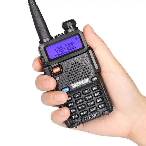 1Pack Baofeng 5W UV-5R Radio Ham Radio Handheld UV5R Long Range Dual Band 1800Mah USB Rechargeable Power Two Way Radio Walkie Talkies with 1800Mah Li-Ion Battery for Outdoor Sports Hunting Camping Survival Gea Supports CHIRP
