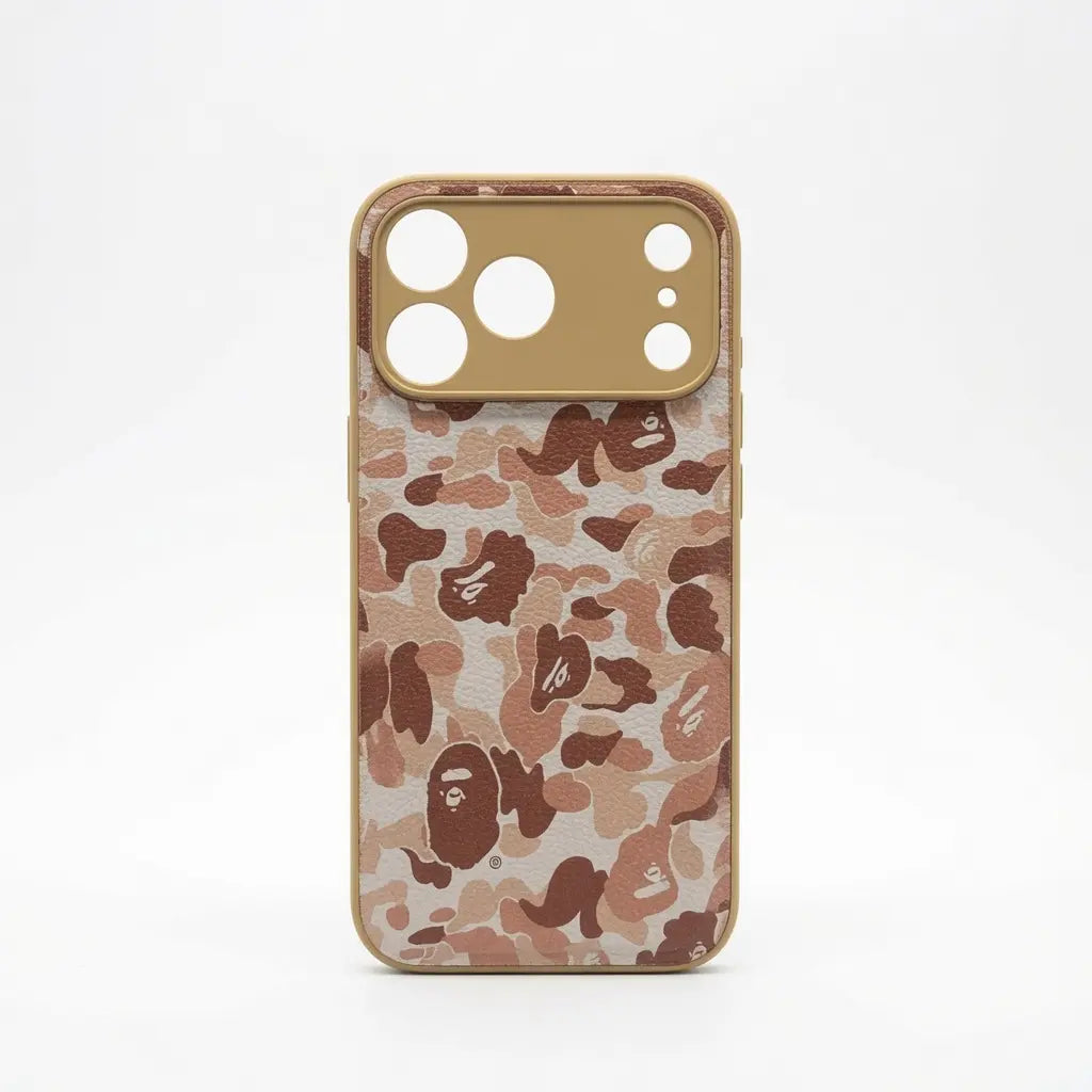 APE Protective Camo Streetwear Phone Casesuitable for Iphone 17 Pro Max 16 15 14 13 12 11 Promax and Samsung Galaxy S23Fe/22/23Impact Resistant Hard Case with Impactdispersion Technology & Flexible Rubber Linerglossy Finish Protected Durable Gift
