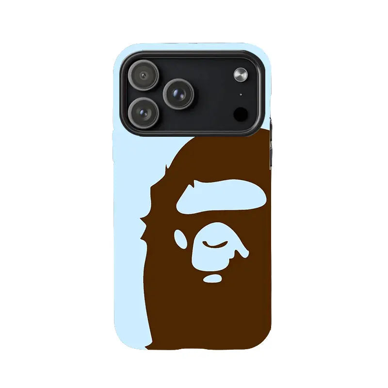 BAPE Ape Head Smartphone Casing - Protective Accessory, Screen Protector Compatible with Iphone 11-17 Pro Max/Plus, Samsung Galaxy S23-25 Devices