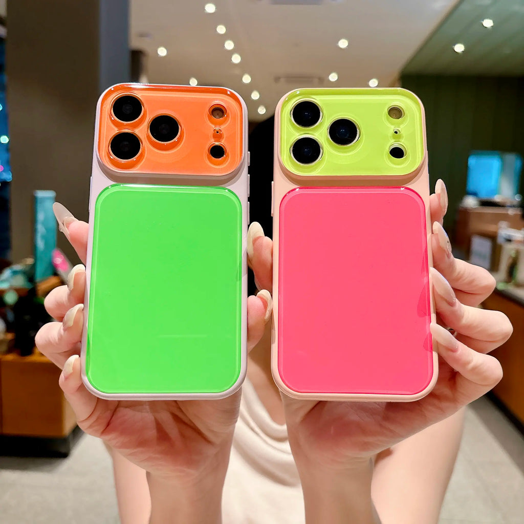 Summervibedopamine Contrast Color Suitable for Iphone 17 16 15 14 13 Pro Max Phone Case Contrast Color Full Lens Protection Compatible with Iphone 17 Pro Max Case No Paint Peeling Off, Anti-Fall and Wear-Resistant # Dealsforyoudays