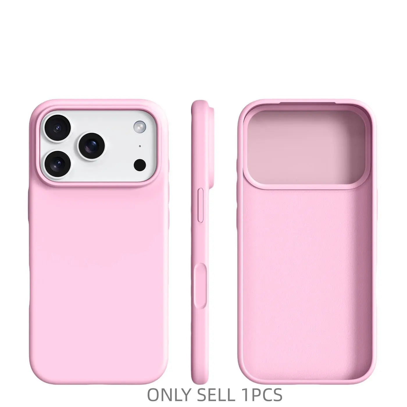 BASE MORE COVER Ultra - Thin Liquid Silicone Protective Iphone Case for Apple Iphone 13/14/15/16/17 Pro Max Accessories