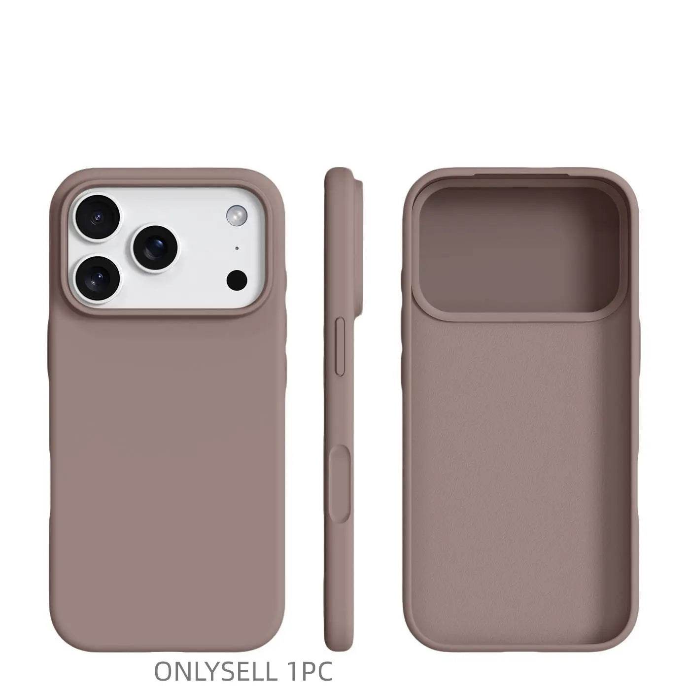 BASE MORE COVER Ultra - Thin Liquid Silicone Protective Iphone Case for Apple Iphone 13/14/15/16/17 Pro Max Accessories