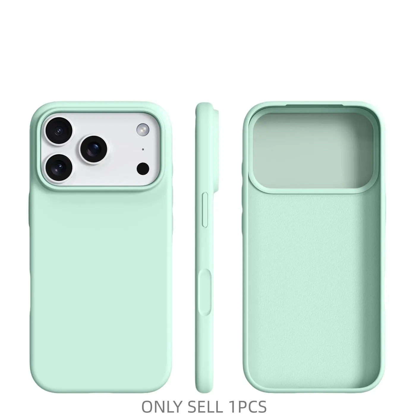 BASE MORE COVER Ultra - Thin Liquid Silicone Protective Iphone Case for Apple Iphone 13/14/15/16/17 Pro Max Accessories