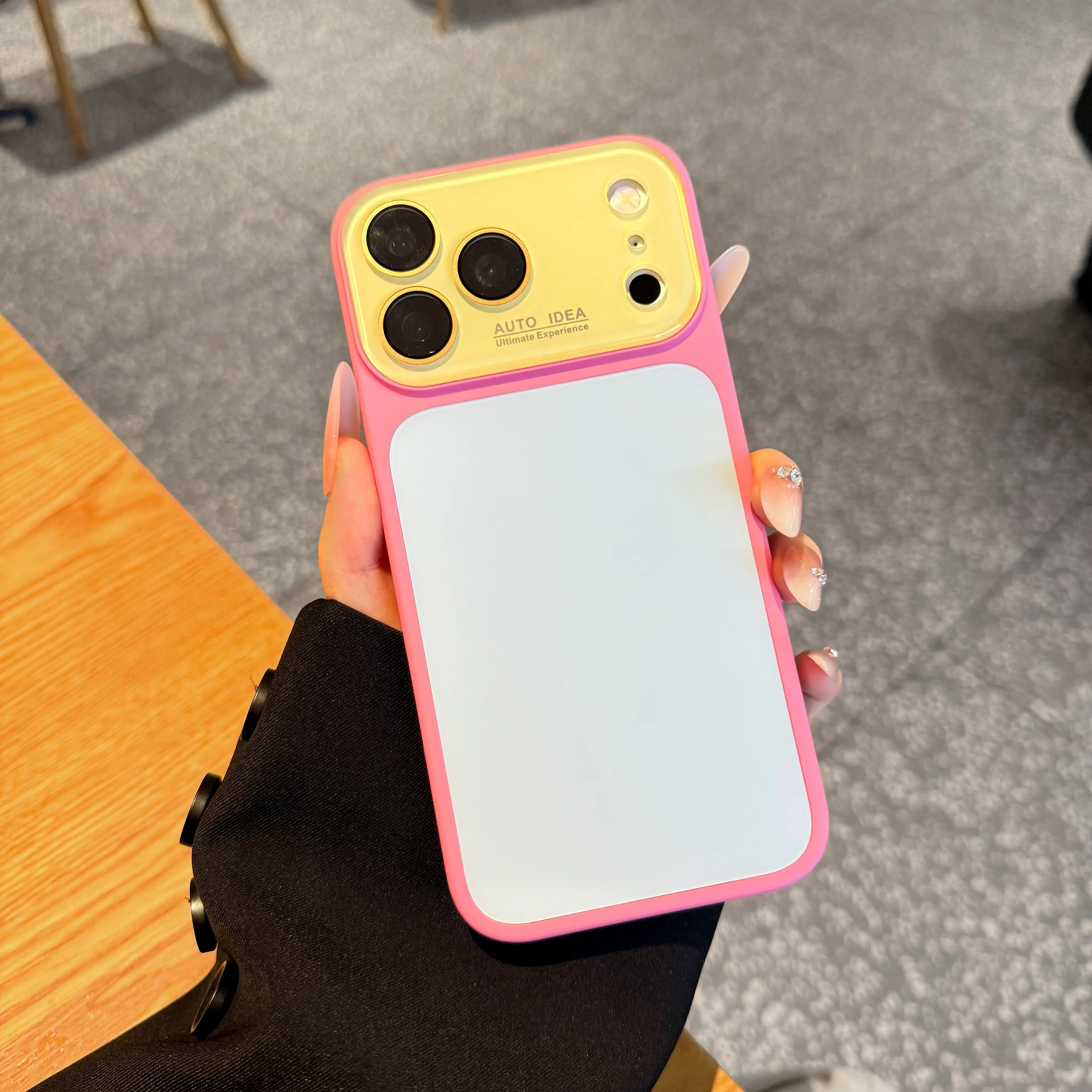 Summer Vibe Dopamine Color Block Phone Case for Iphone 17/16/15/14/13 Pro Max – Soft Touch Minimal Aesthetic Shockproof Cover, Cute Multi-Color Everyday Protective Case.Lu7