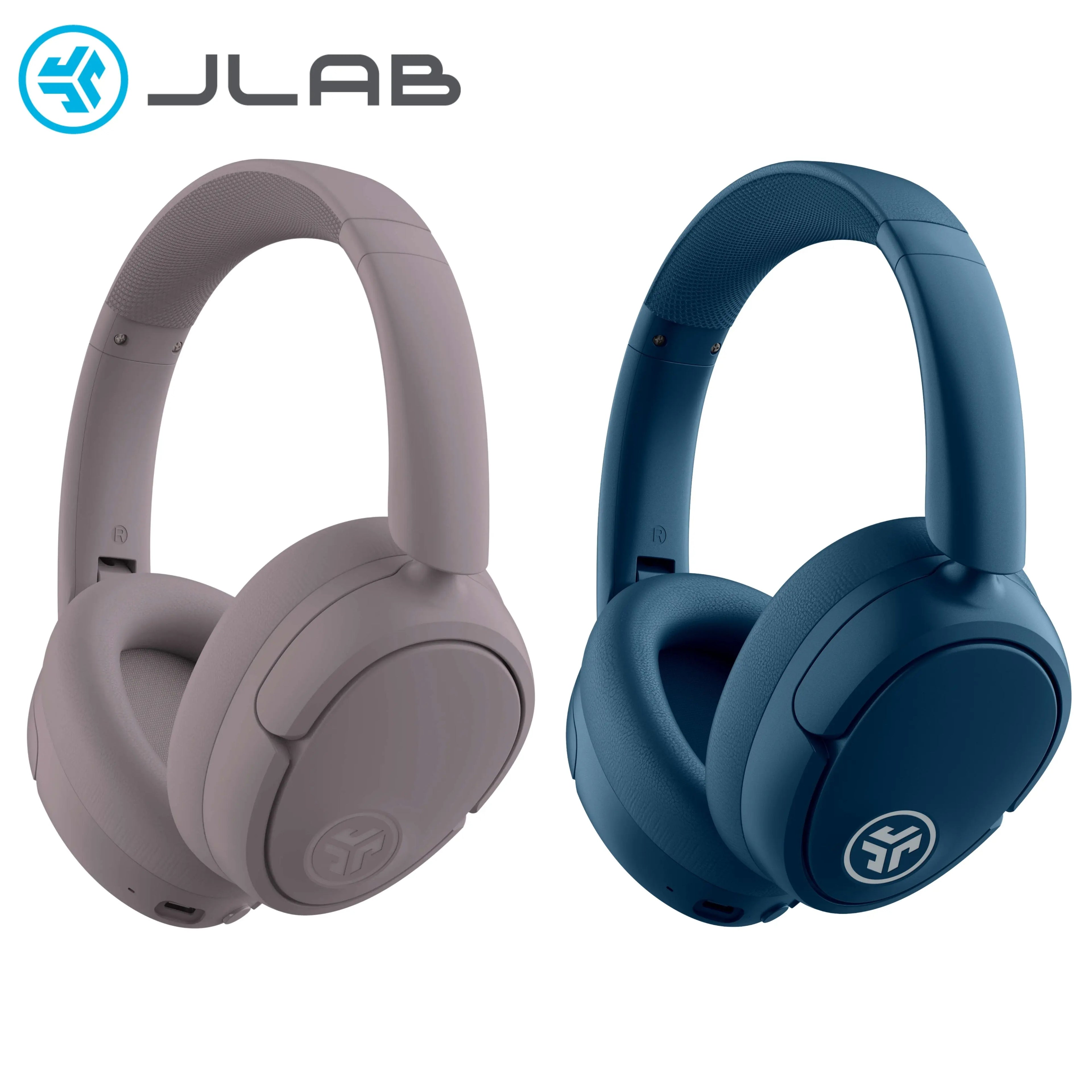 Jlab Jbuds Lux ANC Wireless Bluetooth Noise Cancelling Headphones with Mics, Adjustable Over-Ear Design, Custom EQ, Be Aware Safety Mode, Foldable, Wired Charging Cable, Compatible with Iphone/Android Devices (Tools and Gadgets, Mens Gifts)