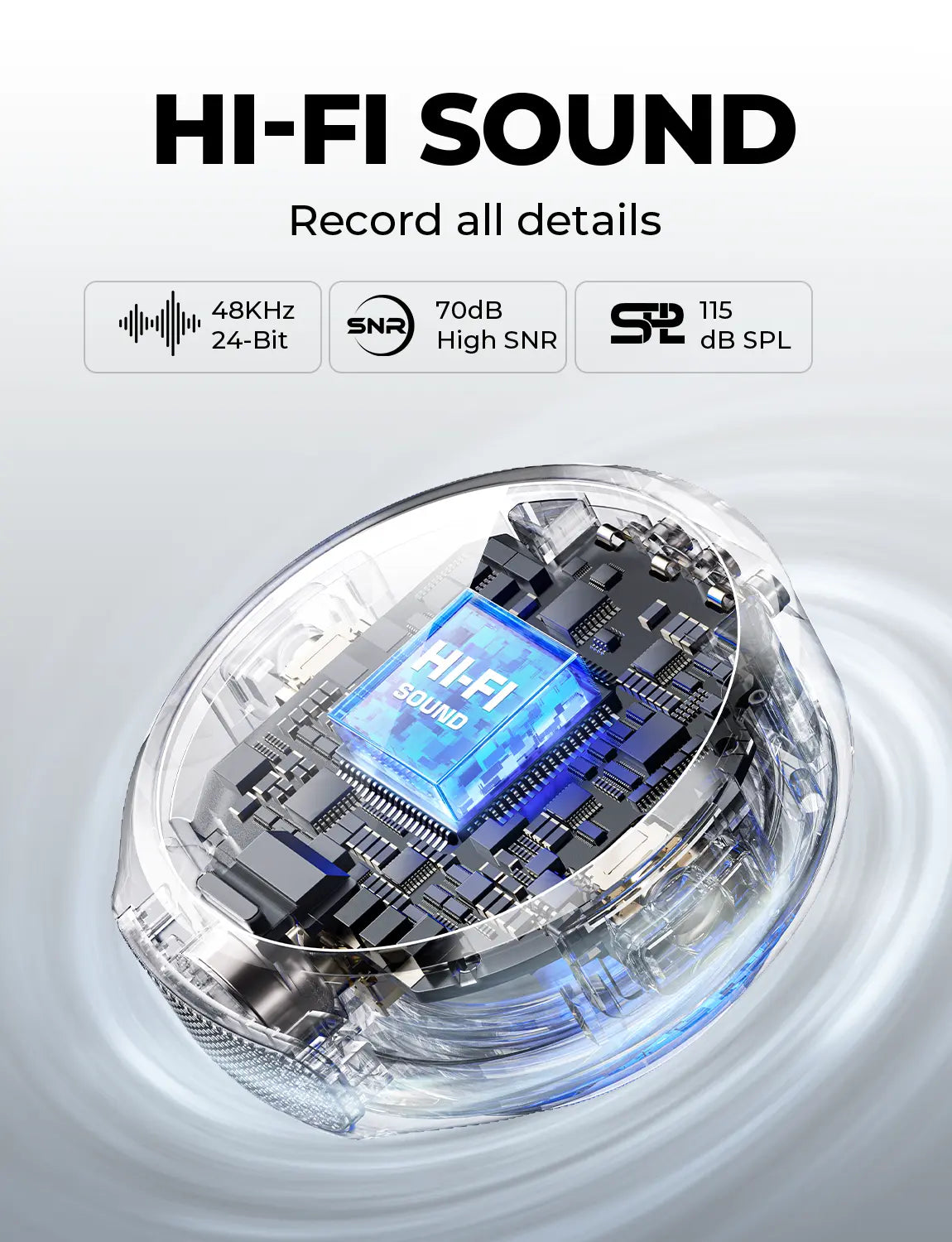 Hollyland Lark M2 Wireless Microphone for Smartphone, Camera, Computer, 48Khz/24-Bit High Fidelity Stereo Audio, 300M Range, Noise Cancelling, 40H Use, Recording, Charging (Black, Camera RX + USB-C RX)
