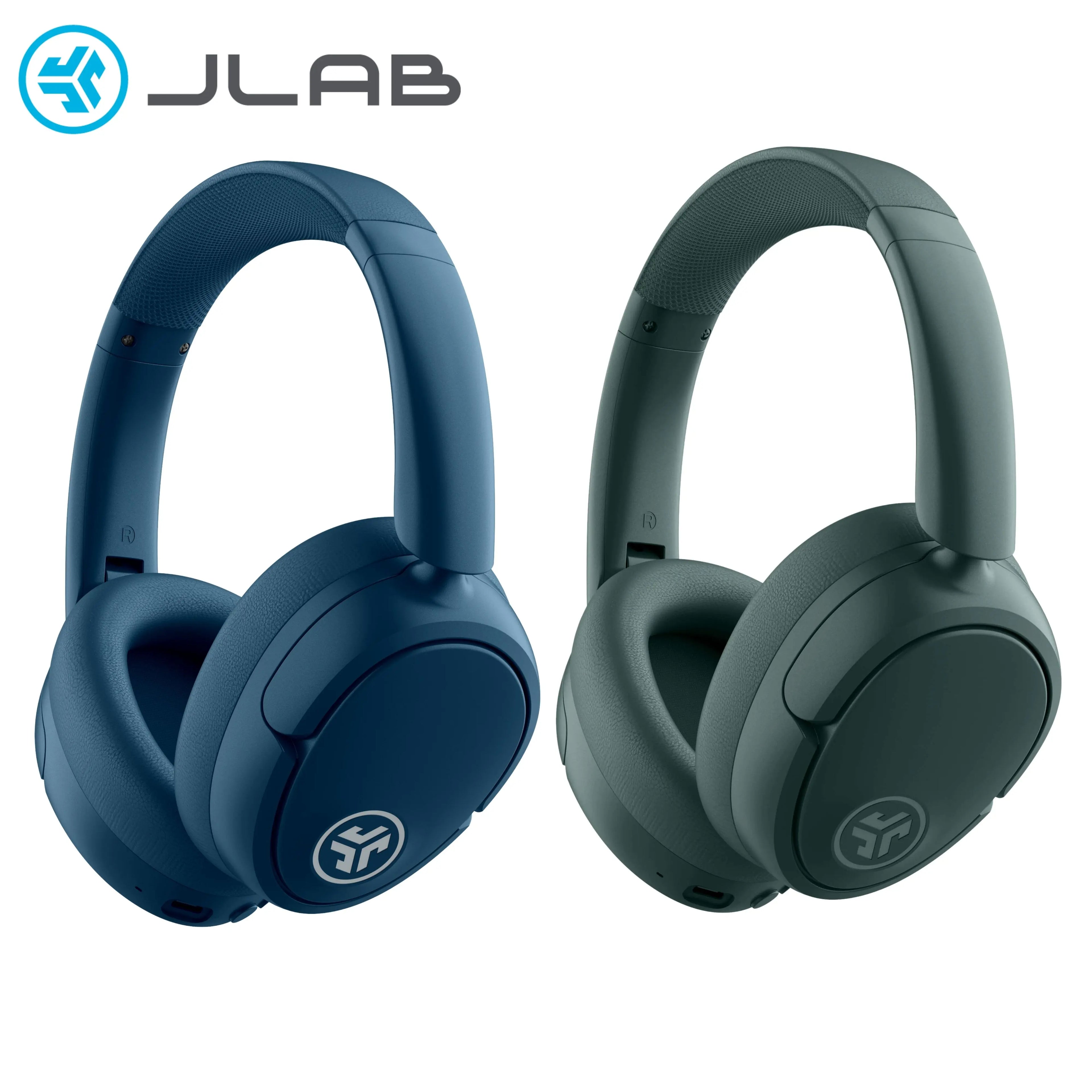 Jlab Jbuds Lux ANC Wireless Bluetooth Noise Cancelling Headphones with Mics, Adjustable Over-Ear Design, Custom EQ, Be Aware Safety Mode, Foldable, Wired Charging Cable, Compatible with Iphone/Android Devices (Tools and Gadgets, Mens Gifts)